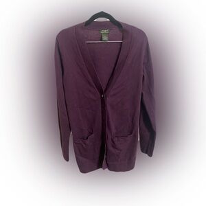 Eddie Bauer cardigan cashmere